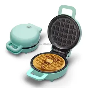 Aifa Mini Waffle maker điện nhỏ Waffle Máy sắt với không dính có thể tháo rời tấm Belgian Waffle maker