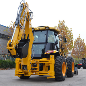 China Earth-Moving Machinery Cheap New 4 Wheel <b>Towable</b> Loader Small Mini Backhoe Loader Front <b>Towable</b> Loader - Product Image 6