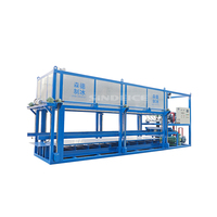 Machine à glace en blocs industrielle SINDEICE de grande production, 10 tonnes, entièrement automatique, haute efficacité, avec compresseur d'origine