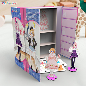 Juguete de Vestir Magnético Cc Beauty, Armario de Ensueño para Niñas, Juego Educativo de Simulación, Muñecas de Vestir, Material de Papel y Plástico - Product Image 5