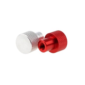 CNC biến gia công nhôm Knurled <span class=keywords><strong>Knob</strong></span> Non-Slip Grip tùy chỉnh kích cỡ cho thiết bị công nghiệp bảng điều khiển ứng dụng - Product Image 4