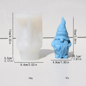 New Arrival DIY Religious Christmas Aromatherapy Silicone <b>Candle</b> <b>Mold</b> Trending DIY Cake Tools Plaster Silicone Christmas - Product Image 5
