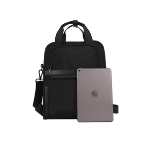 Borsa a Tracolla Nera Professionale per Uomo e Donna con Scomparti per Cellulare e Documenti - Product Image 1