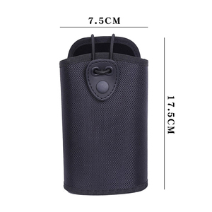 DF24 Portable Oxford Cloth Storage Bag 17.5CM x 7.5CM Black Tactical <b>Pouch</b> for Patrol Duty Training Security Wholesale - Product Image 1