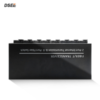 Convertidor de Medios de Fibra Óptica DSEE 25KM 8 SC Port 2 RJ45, 100M Monomodo FTTH, Certificado CE, 1 Año de Garantía