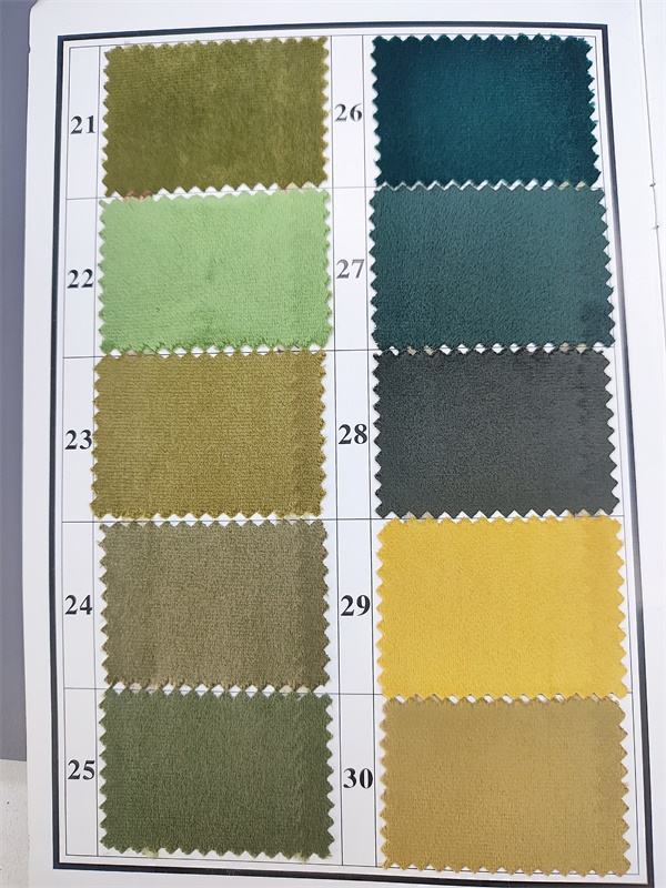 Plain Holland Velvet Colour Card(Matte Feel)