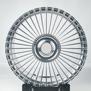 Rines Bku Forjados 5x130 para <span class=keywords><strong>Bentley</strong></span> Flying Spur, <span class=keywords><strong>Mulsanne</strong></span>, Bentayga, Continental GT, 20, 21, 22 Pulgadas, Aleación Pulida - Product Image 2