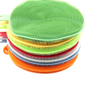 Cepillo de Silicona Suave para Lavar Frutas, Esponja de Silicona para Limpiar Platos, para la Cocina - Product Image 3