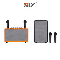 XINMING LS-201A LS-202 Enceinte professionnelle avec deux microphones portatifs, petite enceinte active pour karaoké familial