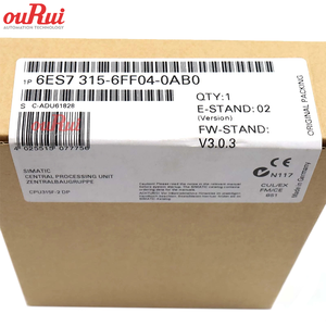 Novo e original 6ES7315-6FF04-0AB0 Módulo de segurança CPU315F-2DP Controlador <span class=keywords><strong>program</strong></span>ável SIMATIC S7-300 6ES7 315-6FF04-0AB0 - Product Image 2