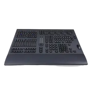 With flight case Motorized Fader MA3 DMX Lighting Controller ON pc command wing Console For moving head beam stage lighting