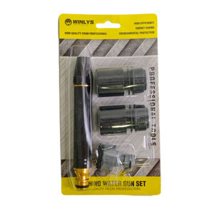 Pistolet à eau <span class=keywords><strong>haute</strong></span> <span class=keywords><strong>pression</strong></span> de type pagode pour lavage de voiture, jardin, maison, noir diamant, <span class=keywords><strong>buse</strong></span> de carrosserie, 16 cm, pulvérisation directe - Product Image 5