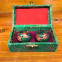 Boules d'exercice manuelles en fer creux, faites à la main, pour soulager le stress et améliorer la dextérité des doigts (Shouxing)