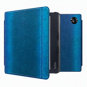 Étui en cuir PU effet miroir holographique pour <span class=keywords><strong>Kobo</strong></span> <span class=keywords><strong>Libra</strong></span> Colour/ Clara Colour / BW Slim, couverture à changement de couleur, impression personnalisée, fabrication OEM - Product Image 1