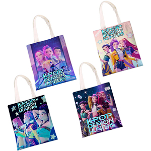 Adesivo per Borsa Regalo 'Demon Hunter' di Alta Qualità con Musica Pop Coreana, Creativo per Studenti, Borsa per <span class=keywords><strong>la</strong></span> Spesa, Motivo Cartoon UV per Trasferimento - Product Image 1