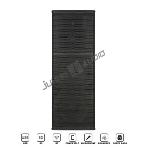 Altavoz PA Activo de 3 Vías con Doble Woofer de 15 Pulgadas, Caja de Madera, Entrada USB TWS, 1200W RMS, 4 Modos de Sonido, Alto Rendimiento para Clubes - Product Image 2