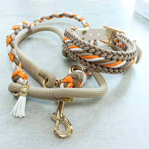 Correa de Perro Ajustable de Alta Calidad con Collar de Cuerda Retráctil Tipo Paraguas para Perros Grandes, Juego de Collar para Mascotas - Product Image 6