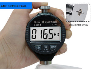 Duromètres Shore A D C 0-100 Testeur de dureté numérique pour éponge en plastique acrylique-Durable et précis - Product Image 4