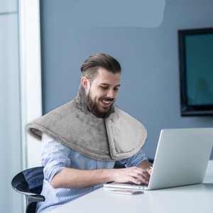 Châle chauffant pour les épaules et le cou avec niveaux de température et minuteurs – Coussin chauffant pour la maison et le bureau - Product Image 4