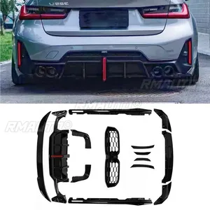 <b>For</b> BMW G20 2020-2022 Body Kit BMW G20 Rear Bumper <b>Diffuser</b> Body Kit Glossy Black MP Style Splitter <b>Diffuser</b> <b>Car</b> Accessories - Product Image 5