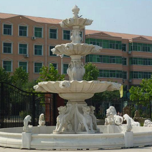 نوافير مياه رخامية كلاسيكية متعددة الطبقات للفلل الخارجية للبيع - Product Image 3