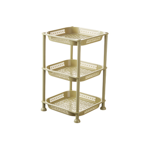 Étagère de rangement carrée multicouche en plastique <span class=keywords><strong>pour</strong></span> salle de bain, avec drainage creux, <span class=keywords><strong>pour</strong></span> <span class=keywords><strong>douche</strong></span> - Product Image 3