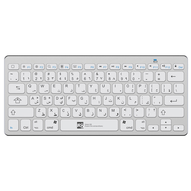 R8 1816 Ultra Thin Bluetooth Portable Office Computer Laptop Tablet Mini Wireless Keyboard