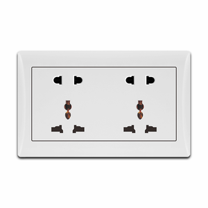 British Standard Home Double 5 Pin Universal <b>Plug</b> and <b>Socket</b> Convenient Switches and <b>Socket</b> - Product Image 1