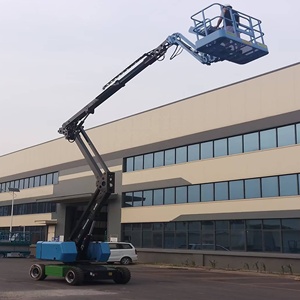 12 मीटर टेलीस्कोपिक/अभिव्यक्त बूम लिफ्ट हवाई कार्य मंच मानवयुक्त लिफ्ट हवाई कार्य मंच स्व-चालित बूक लिफ्ट - Product Image 3