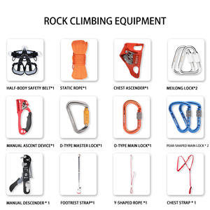 Traje de rescate de seguridad Camnal Outdoor High-Altitude Ascent and Descent SRT con 8 Descender - Product Image 5