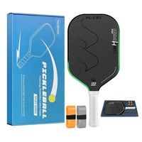 Raquette de pickleball T700 en fibre de carbone, nid d'abeilles, mat, rugueux, silencieux, coffret de couleur, léger pour enfants, approuvé par l'USAPA, entraîneur