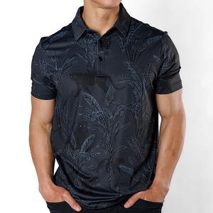 Polo de Golf Técnico UPF 50+ con Efecto Refrigerante, Antiolor, Transpirable y de Alto Rendimiento para Hombre, para el Campo de Verano - Product Image 2