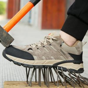 Zapatos <span class=keywords><strong>de</strong></span> Seguridad con Puntera <span class=keywords><strong>de</strong></span> Plástico Ancha, Parte Superior <span class=keywords><strong>de</strong></span> Piel <span class=keywords><strong>de</strong></span> Cerdo, Aislantes, para Electricistas, Resistentes a Pinchazos, para Trabajos <span class=keywords><strong>de</strong></span> Mantenimiento Eléctrico - Product Image 2