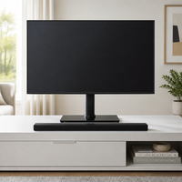 Meubles de salon modernes, support mural pivotant en métal VESA 400x400, support de télévision pour téléviseurs LCD/LED de 65 pouces et plus