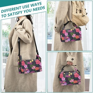 Trending New Products 2025 New Arrivals Hawaiian Tropical Custom Anthurium Insulated Lunch Bag Thermal Cooler Bag - Product Image 6