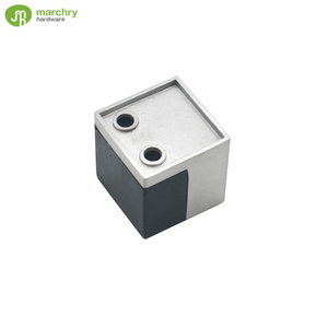 304ยางกันกระแทกประตูกระจกขนาด40x40มม. รูปทรงสี่เหลี่ยมทำจากสเตนเลสสตีล - Product Image 2