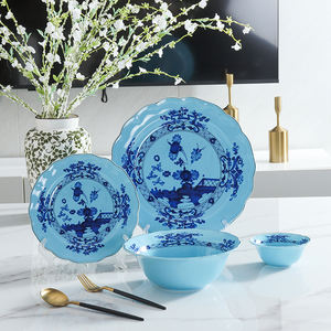 Platos de Porcelana Esmaltada de Estilo Nórdico Retro, Vintage, con Diseño Floral, Aptos para Lavavajillas y Microondas, Grado AB - Product Image 5