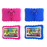 Tablette pour enfants pas chère avec écran tactile de 7 pouces, tablette éducative pour enfants Android avec étui en silicone et support