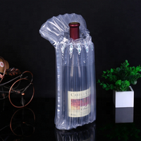 Film d'emballage de sac à bulles de colonne d'air en plastique gonflable protecteur de bouteille de vin