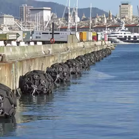 Penyangga Anti Tabrakan Karet Pneumatik Yokohama untuk Kapal, Aplikasi Berlabuh di Dermaga