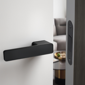 Set Kunci Pintu Interior Grosir, Model Minimalis, Bahan Aluminium Alloy, Magnetik, Senyap, untuk Kamar Tidur - Product Image 5
