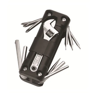 Kit de survie en plein air EDC personnalisé avec logo argenté 365g, ensemble d'outils multifonctions pour la réparation de vélos - Product Image 1