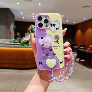 <span class=keywords><strong>Coque</strong></span> de téléphone portable antichoc en TPU PC avec bracelet en forme de cœur, design tendance, best-seller pour SAM A31/A315F - Product Image 3