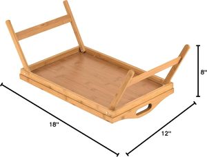 <span class=keywords><strong>Plateau</strong></span> de <span class=keywords><strong>lit</strong></span> en bois avec pieds pliants et poignées, <span class=keywords><strong>plateau</strong></span> de petit-déjeuner en bambou, <span class=keywords><strong>plateau</strong></span> de service en bois pour <span class=keywords><strong>lit</strong></span>, canapé, repas, ordinateur portable et travail - Product Image 3
