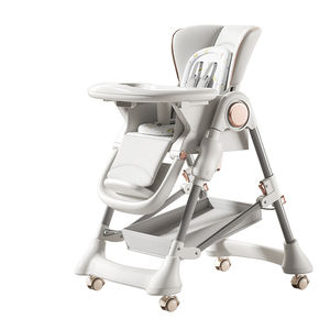 เก้าอี้ให้อาหารสูงพับได้ด้วยคลิกเดียวเป็นมิตรกับสิ่งแวดล้อมสำหรับจัดเก็บง่ายดีไซน์พกพาสะดวก - Product Image 1