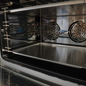 فرن تجاري من الفولاذ المقاوم للصدأ 4 صواني بيتزا بالهواء الساخن على المنضدة الكهربائية - Product Image 5