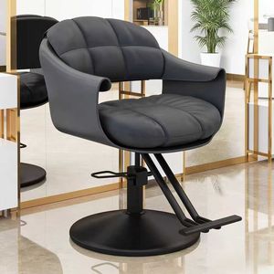 เก้าอี้ตัดผมคนดังทางอินเทอร์เน็ต เก้าอี้ตัดผมสำหรับร้านทำผม ยกได้ หมุนได้ ดีไซน์ทันสมัย - Product Image 4
