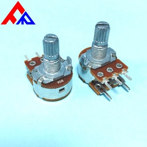 WH148 5PIN Metal D-axis <b>Switching</b> Potentiometer Fancy Rotating with <b>Switching</b> Potentiometer - Product Image 4
