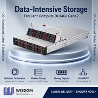 Server HPE ProLiant Compute DL340e Gen12 con Intel Xeon 6 144 Core, 2TB DDR5 6400MT, 24x LFF, 10x EDSFF, Server di Archiviazione 2U Rack