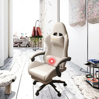 Chaise PC design moderne de luxe RVB Fauteuil Gamer Boss avec fonction de massage Homme Jeu sur ordinateur Mobilier de bureau et bureaux